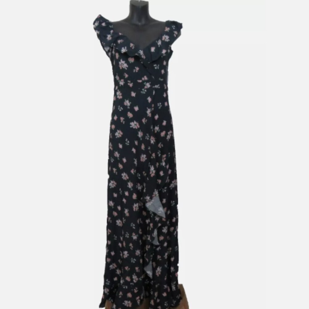 Flynn Skye Black Floral Maxi Dress
